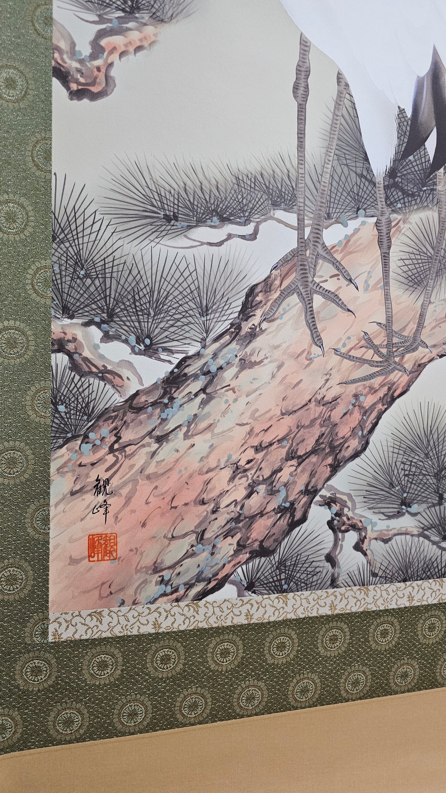 松上双鶴 by Kanpo Yamamura